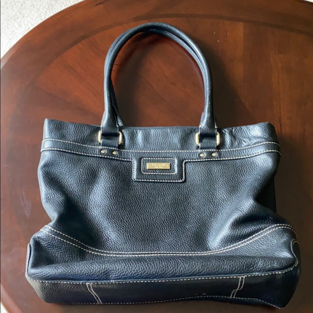 Kate Spade Black Leather Tote